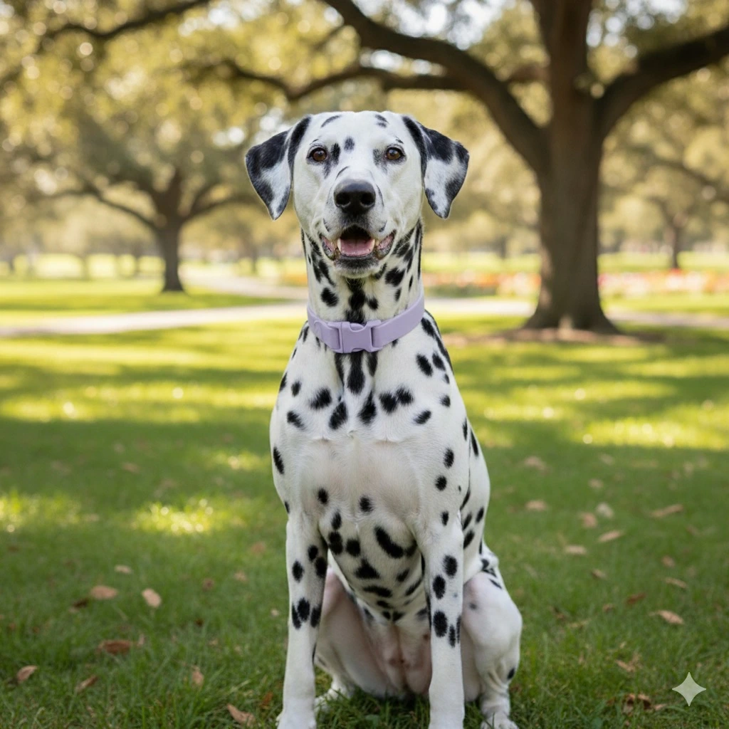 collier bijoux perles em antiparasitaire antiparasite woofty violet