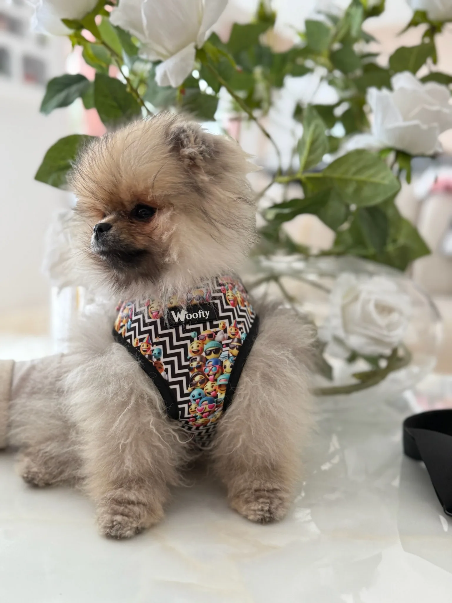 woofty harnais smiley chic