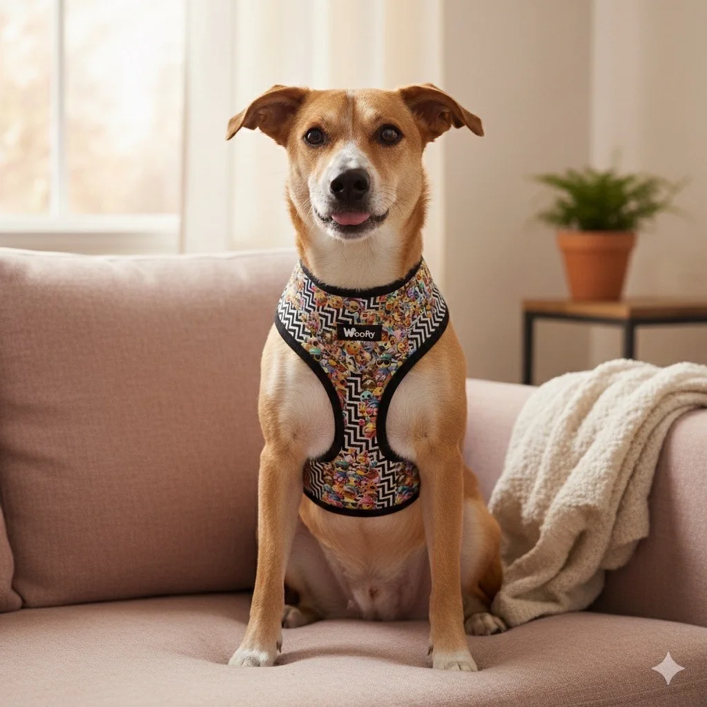 woofty harnais smiley matelasse chic