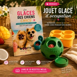 GLACE JOUET D'occupation d'été idéal pour ton chien glacé